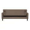 Milton Sovesofa, brun med sorte ben
