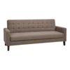 Milton Sovesofa, brun med sorte ben