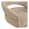 Dover Spisebordsstol sand meleret m. sort drejefod