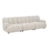 Taza modulsoft, sandfarvet 3,5 personers sofa