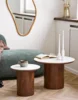 Noli hjørnebord, keramisk bordplade/askefiner