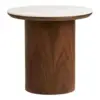 Noli hjørnebord, keramisk bordplade/askefiner