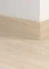 Fodpanel til laminatgulv - Beige Sand Oak, INGEN RETURRET!