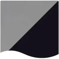 Dansevinyl Grå/Sort 200 cm.