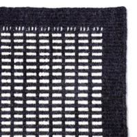 C. Olesen tæpper - Luxor - Midnight/White 