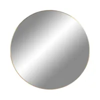 Jersey, spejl messing look Ø60 cm. - UDSOLGT TIL UGE 32.