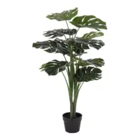 Kunstig Monstera plante, 90 cm.