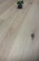 FloorMaster Herregårdsplank - Eg hvid mat lak 220 mm.