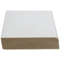 14x65 mm. hvidmalet fodpanel