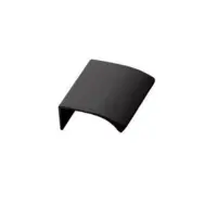 Edge børstet Mat sort greb 40 mm.