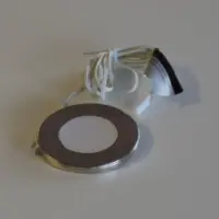 LED diospot rustfri Ø75/55 3W