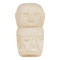 Beige dekoration i cement, 10 cm.