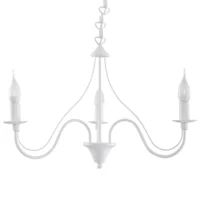 Lysekrone MINERWA 3 hvid