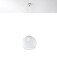 Hængende lampe BALL gennemsigtig