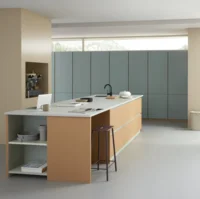 Bordlinoleum - Forbo Furniture Desktop Blue Haze
