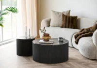 Rota Sofabord, Brunt marmor look - UDSOLGT TIL UGE 38