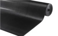 Alfa Finriflet Sort Gummi 3 mm.