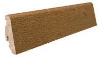 Fodpanel til trægulv, Røget Eg børstet, 19x58 mm. Oliebehandlet